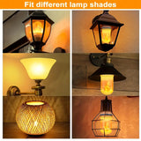LED Flame Bulb, Yellow Flickering Lamp With Upside Down Effect, LED Dynamic Flame Effect Light, Indoor and Outdoor Home Decoration Flame Blub, Summer Flame LED Flame Light Bulb