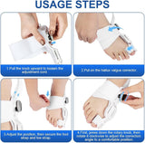 Adjustable Big Toe Straightener Support, Universal Adjustable Big Toe Corrector, Professional Bunion Correction Foot Brace