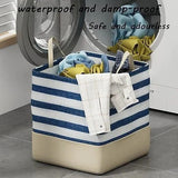 Fabric Laundry Storage Bag – Foldable Dirty Clothes Organizer