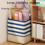 Fabric Laundry Storage Bag – Foldable Dirty Clothes Organizer