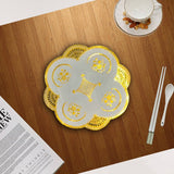 Fancy Dining Table Mat (Net Design) – Elegant Washable Table Placemat