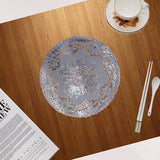 Fancy Dining Table Mat (Net Design) – Elegant Washable Table Placemat