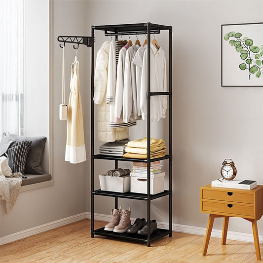 Floor Standing Clothes Hanger – 4-Layer Wardrobe Organizer