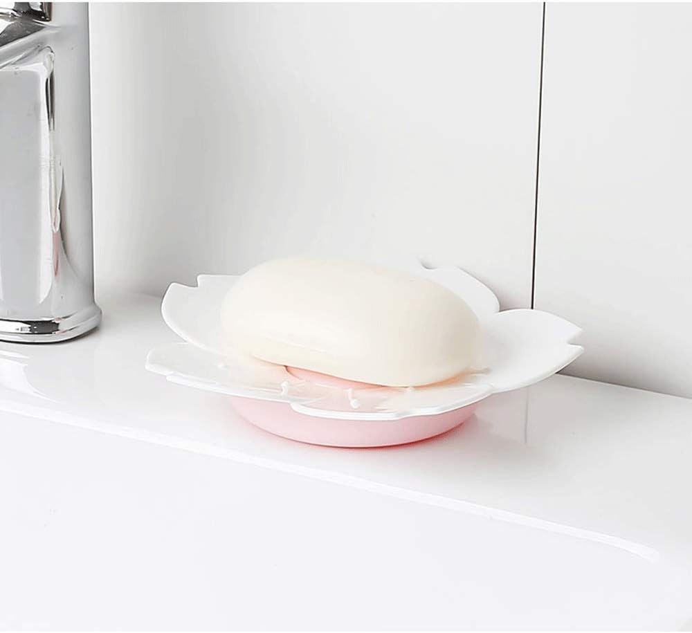 Flower Shape Soap Tray – Cute Cartoon Rose Soap Holder