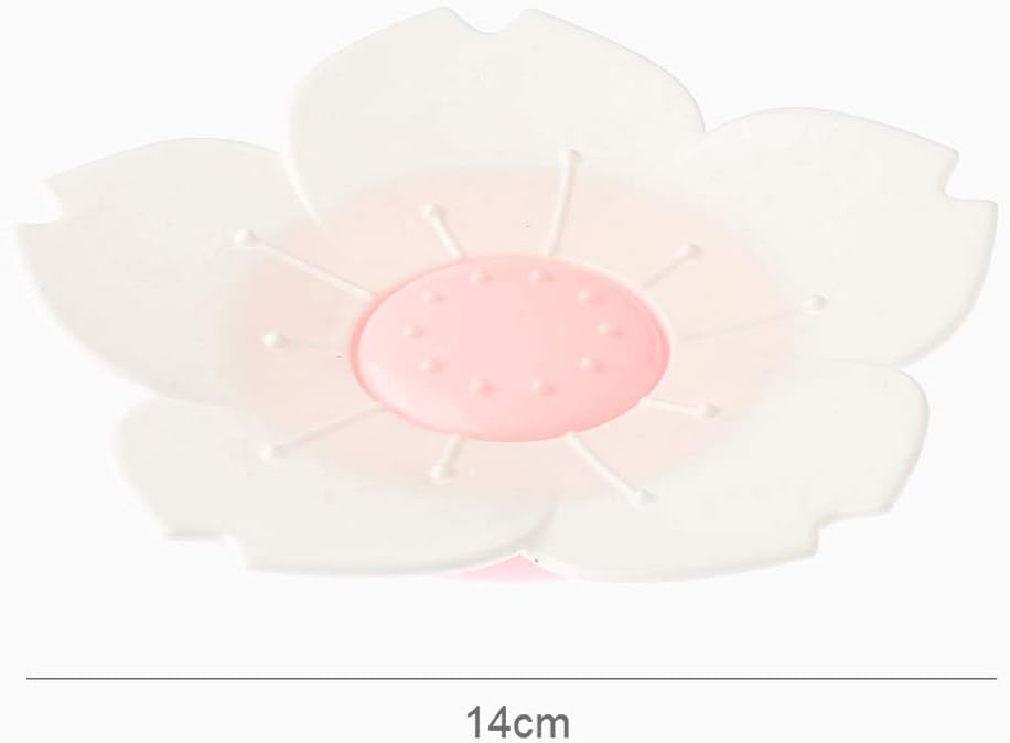 Flower Shape Soap Tray – Cute Cartoon Rose Soap Holder