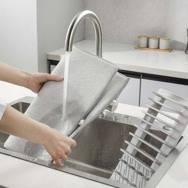 Foldable Dish Drying Pad | Quick‑Dry Mat with Removable Dish Rack