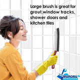 Set Of 2 Gap Cleaning Brush, Bathroom Crevice Cleaning Brush, Hard Bristle Brush, Durable Grout Cleaning Brush, Dead Angle Cleaning Brush, Hard Bristle Cleaning Brush For Domestic Use