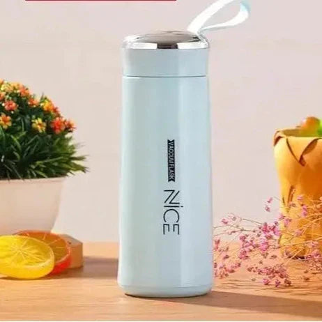 Nice Vacuum Insulated Water Bottle - Leak Proof BPA Free Flask for School Office Travel Gym - 400ML