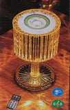 Glass Shape Crystal Lamp With Bluetooth Speaker,  LED Bluetooth Speaker Crystal Lamp with Remote,  Crystal Lights RGB Color Decor Bluetooth Speaker