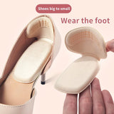 2pcs T-Shape Shoe Heel Insoles Foot Heel Pad
