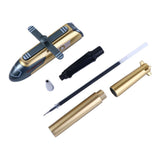Creative Helicopter Metal Gel Pen, Military Weapon Fighter Helicopter Pen, Student Pen Stationery, Dry Student Exam Signature Pen, Quick Dry School Supplies Signature Pen, Combat Helicopter School Gel Pen