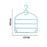 Imperial 4 Layer Scarf Hanger, Multi Layer Hanger For Clothes, Multipurpose Magic Hanger