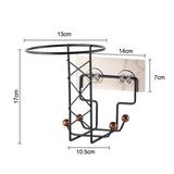 Iron Helmet Holder, Wall Mounted Hook Hanger, Clothing Hanging Hangers, Hat Cap Coat Keys Rack, Display Holder Hook Stand Rack, Multifunctional Non-marking Paste Rack, Wall Mounted Hanger Hat Organizer