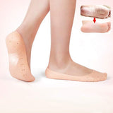 Full Silicon Gel Socks, Anti Crack Heel Socks, Moisturizing Socks For Foot Care And Heel, Full Length Silicone Foot Protector, Cracked Heel Treatment Socks, Men And Women Gel Heel Protectors