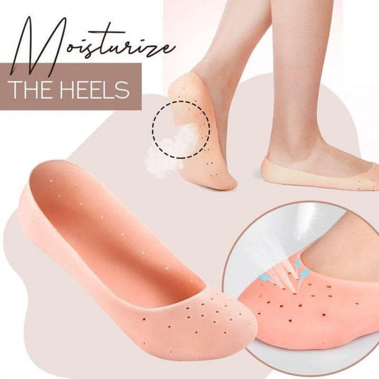 Full Silicon Gel Socks, Anti Crack Heel Socks, Moisturizing Socks For Foot Care And Heel, Full Length Silicone Foot Protector, Cracked Heel Treatment Socks, Men And Women Gel Heel Protectors