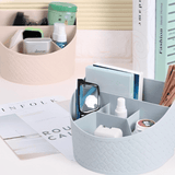 5 Compartment Desktop Storage Organizer, Multipurpose Table Organizer, Plastic Storage Box, Kitchen Bathroom Storage Box, Multifunctional Storage Organizer Case
