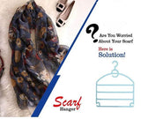 Imperial 4 Layer Scarf Hanger, Multi Layer Hanger For Clothes, Multipurpose Magic Hanger