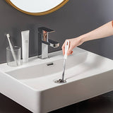 Pipe Hair Cather Brush, Long Handle Hair Sewer Sink Cleaning Brush, Flexible Clog Hole Remover Cleaning Tools, Bendable Sewer Toilet Washbasin Sink Cleaning Hook, Kitchen Bathroom Drain Cleaning Flexible Rod,