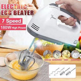Handheld Electric Mixer – Egg, Cream & Dough Beater
