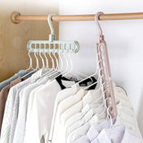 9-in-1 Space Saving Clothes Hanger - Multi-Layer Wardrobe Organizer
