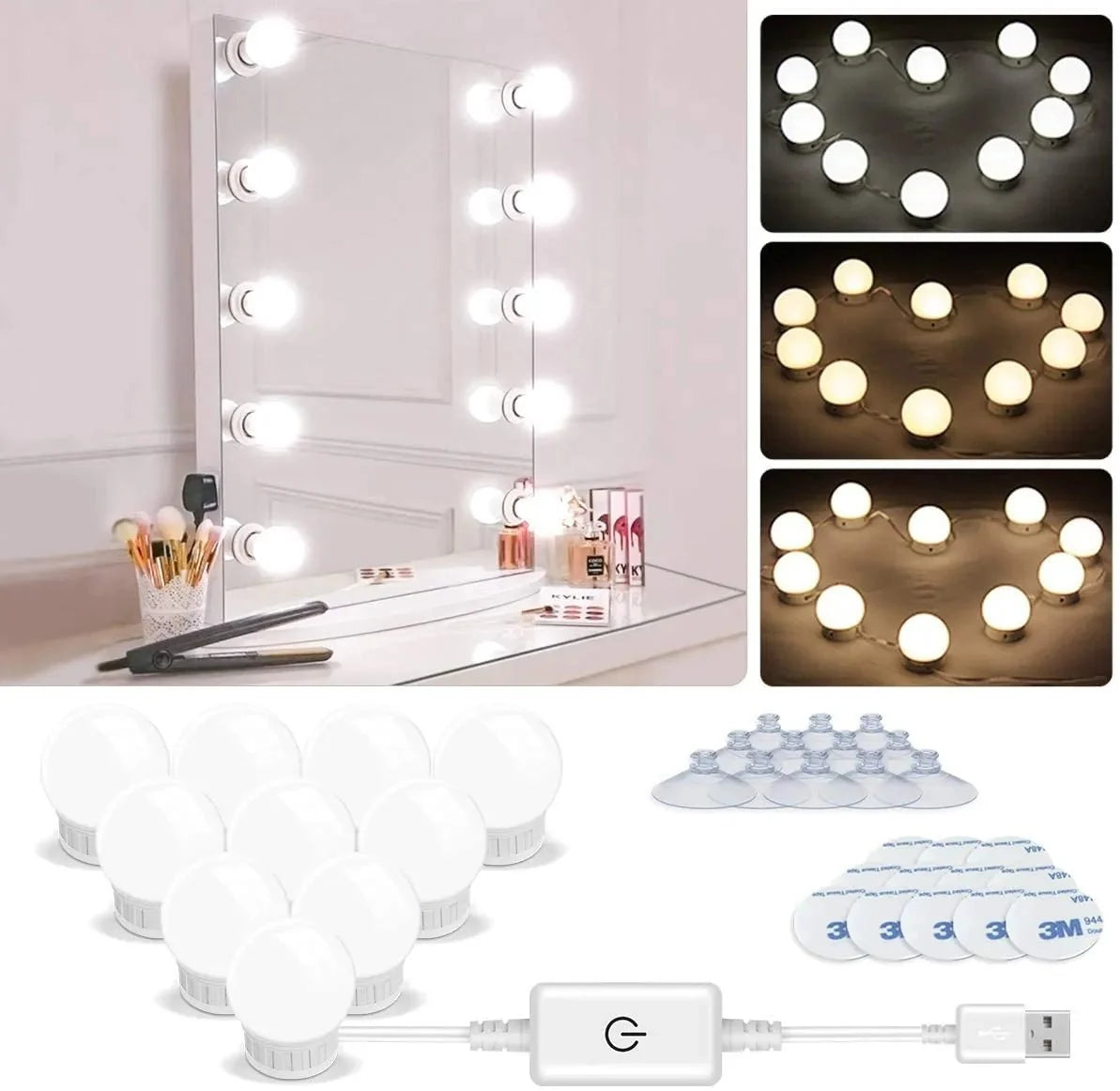 Hollywood Style LED Vanity Mirror Lights