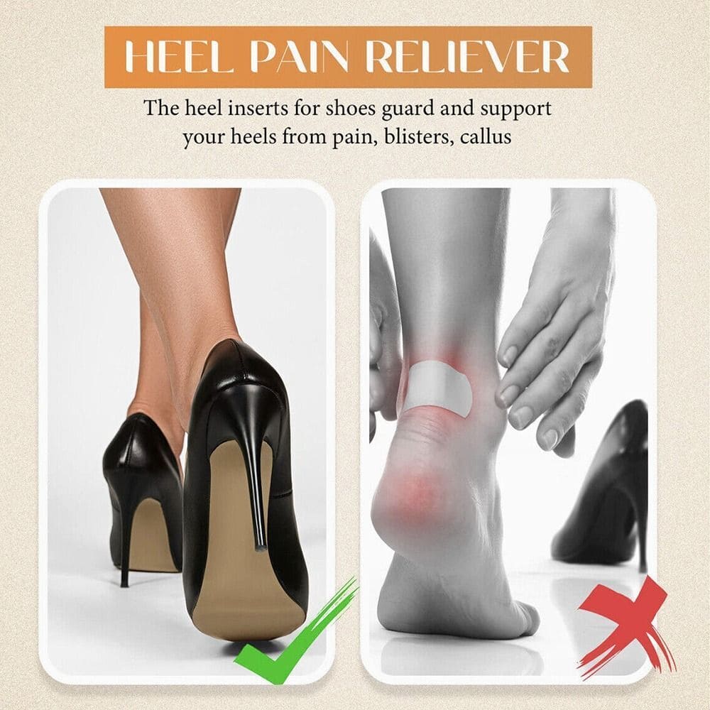 T Shaped Shoe Grip, Pain Relief Shoe Size Reducer, Half Cushion Heel Inserts Shoe Pad, Adjustable Antiwear Feet Shoe Insole, Shoe Insoles Heel Protector Sticker Insole, Shoes Sponge Dispensing Shoe Cushion, Self-Adhesive Protects Heel Shoes