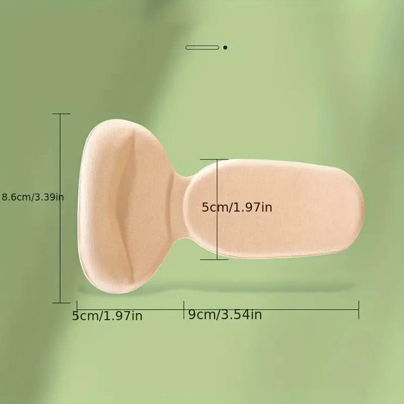 T Shaped Shoe Grip, Pain Relief Shoe Size Reducer, Half Cushion Heel Inserts Shoe Pad, Adjustable Antiwear Feet Shoe Insole, Shoe Insoles Heel Protector Sticker Insole, Shoes Sponge Dispensing Shoe Cushion, Self-Adhesive Protects Heel Shoes