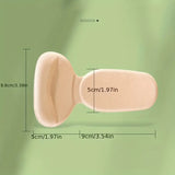 T Shaped Shoe Grip, Pain Relief Shoe Size Reducer, Half Cushion Heel Inserts Shoe Pad, Adjustable Antiwear Feet Shoe Insole, Shoe Insoles Heel Protector Sticker Insole, Shoes Sponge Dispensing Shoe Cushion, Self-Adhesive Protects Heel Shoes