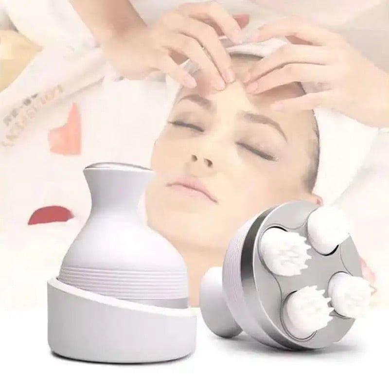 Cat Claw Head Massager, Electric Head Massager, Wireless Scalp Massager, Long Grasping Hand Scalp Massager, Automatic Rotate Massager, Portable Silicon Head Muscle Relaxing Device, Handheld Head Scratcher, Handheld Head Scratcher