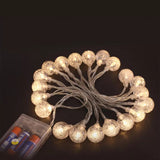20 Pcs Bubble Ball Led String Lights, Starry Bubble Curtain Lights, Garden Home Indoor Outdoor Party Decorations Lights