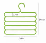 5 Layer Colorful Hanger, Multifunctional Clothes Hanger, Pants Hangers, Holders Trousers, Hanger Storage Rack, Clothes Hanger, Wardrobe Closet Organization, Clothing Hangers