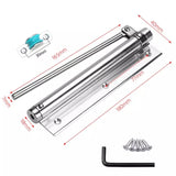 Adjustable Aluminum Alloy Automatic Door Closer, Mute Adjustable Automatically Surface Mounted Auto Closing Door, Self-Closing for Middle-Weight Door