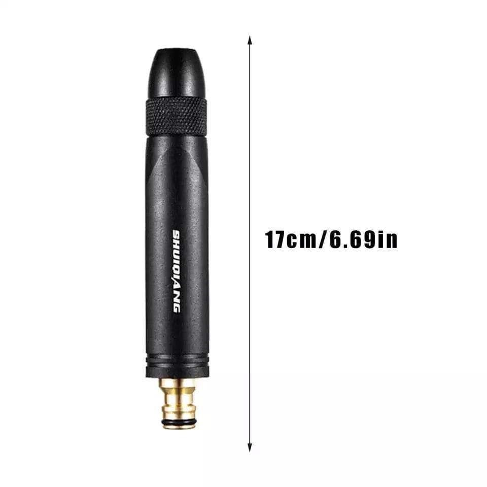 Adjustable High Pressure Squirt Water Gun, Aluminum Alloy Spray Nozzle, Spray Sprinkler High Pressure Direct Spray Garden Hose, Sprinkler System Pressure Washer, Car Wash Watering Gun Cleaning Tool
