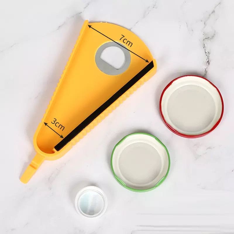 Creative Multifunctional Jar Opener, Bottle Cap Opener, Easy Twist Opening Tool, Cap Opening and Tightening Device, Rotating Multi-Purpose Lid Opener, Effortless Hand-Held Tin Can Bottle Opener
