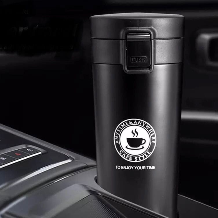 380ml Double Stainless Steel Coffee Mug, Travel Coffee Mug, Steel Thermos Tumbler Cups, Vacuum Flask thermo Water Bottle, Insulated Water Bottle, Double Thickened Coffee Mug