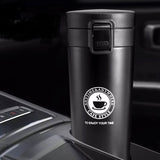 380ml Double Stainless Steel Coffee Mug, Travel Coffee Mug, Steel Thermos Tumbler Cups, Vacuum Flask thermo Water Bottle, Insulated Water Bottle, Double Thickened Coffee Mug