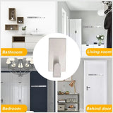 Set Of 6 Steel Hooks,  Kitchen Bathroom Wall Bracket Shelf, Metal Commands Hook, Wall Mounted Razor Brackets, Self Adhesive Metal Towel Hooks, Bathroom Home Storage Organization Hooks