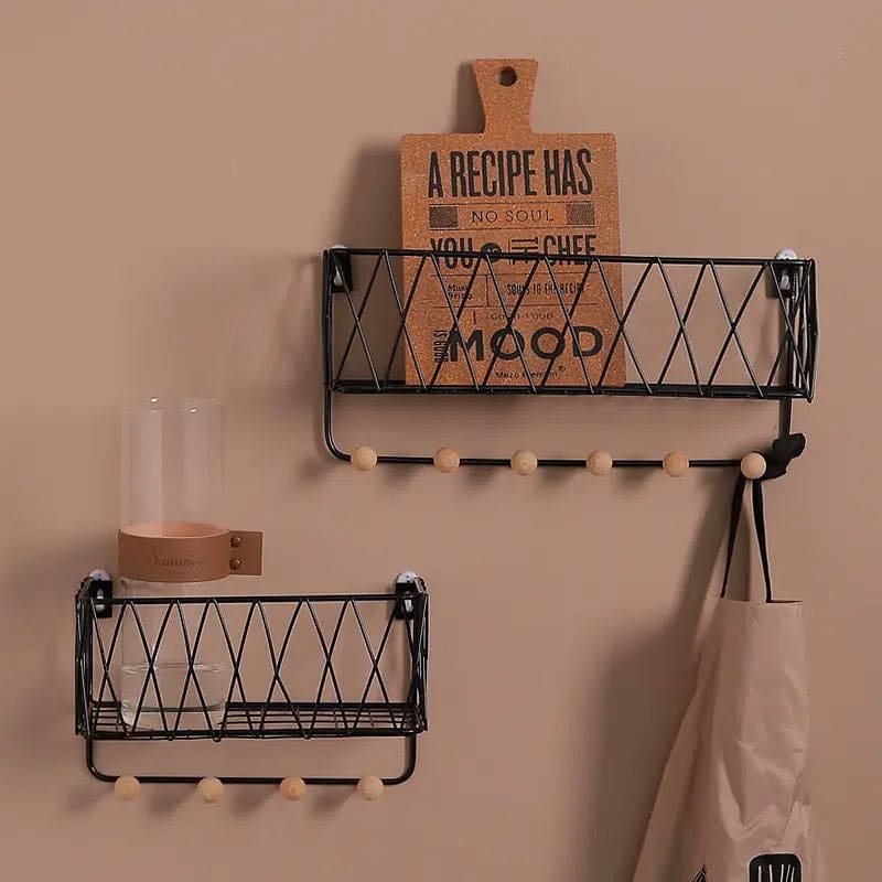 Criss Cross Wall Shelf, Creative Home Wall Hook, Iron Grid Wall-mounted Storage Rack, Home Ornaments Display Holder, Simple Nordic Wrought, Decoration Housekeeper, Living Room Kitchen Wall Storage Organizer