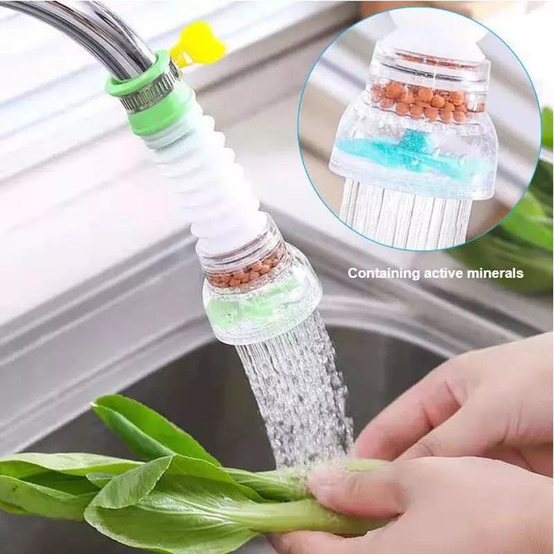 Fan Water Saving Tap, 360˚ Degree Rotatable Water Saving Tap, Durable Faucet Filter Nozzle, Tap Aerator Diffuser Faucet Nozzle Filter Adapter