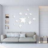 Acrylic Mirror Wall Sticker, 3D Mirror Wall Sticker, Art Home Decor Wall Decor Sticker, 3D Wall DIY Decoration For Bedroom Living Room, Waterproof Acrylic Wall Art Removeable Sticker