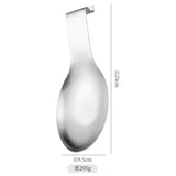 Fish Shape Stainless Steel Spoon Rest Food Clip, Hot Pot Spoon Tray, Hotel Restaurant Kitchen Utensil Holder Shelf Tray