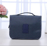 Multifunctional Travel Cosmetic Bag, Double Layer Portable Cosmetic Bag With Adjustable Dividers, Portable Makeup Pouch Brush Organizer, Purse Handbag for Women