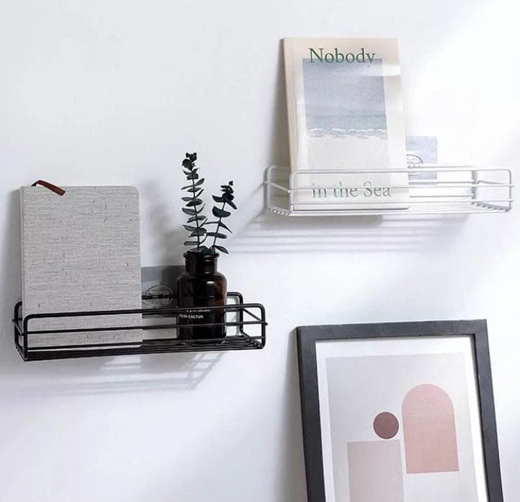 Iron Bathroom Shelf, Shampoo Storage Holder, Bathroom Shelf Shampoo Storage Rack,  Bath Hanging Basket, Iron Cosmetic Holder, Bathroom Kitchen Punch Corner Frame Shower Shelf, Kitchen Bathroom Accessories, Iron Shower Rack