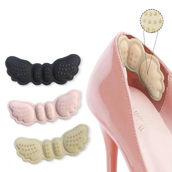 Pair Of Butterfly Shoe Insole, Heel Liner Grips Protector, Anti Keep Abreast Heel Pads, Foot Care Insert Cushion, Anti Slip Shoe Massage Insoles Stickers, Heel Cushion Snugs, Shoe Sole Supporter