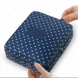 Multifunctional Travel Cosmetic Bag, Double Layer Portable Cosmetic Bag With Adjustable Dividers, Portable Makeup Pouch Brush Organizer, Purse Handbag for Women