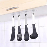 Set Of 10 Multipurpose Kitchen Wall Hook, Wall-Mounted Hanger Hook Suction Cups, Sticky Hook Suitable for Kitchen Bathroom, Adhesive Utensil Holder
