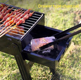 Portable Folding BBQ Grill, Camping Grill, Portable Folding Lightweight Smoker Grill, BBQ Grill for Outdoor Camping Picnic