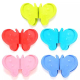 2 Pcs Butterfly Shaped Silicone Dish Clip, Anti-Scald Kitchen Tool Clamps, Silicone Pot Clip