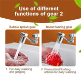360 Robotic Arm Faucet Sprayer, Universal Rotation Faucet Sprayer, Faucets Aerator Bubbler Nozzle, Sink Face Wash Attachment, Aerator Bathroom Kitchen Sink Faucet Sprayer, Multifunctional Extension Faucet Aerator for Bathroom Kitchen Sink