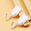 Pack Of 6 Self Adhesive Wall Mounted Hanger Suction Cups, Strong Self Adhesive Hooks, Bathroom Kitchen Sticky Wall Hook